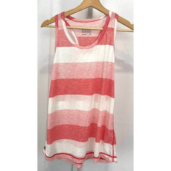 OUTDOOR RESEARCH Isabel Tank Top Sleeveless Scoop Neck Stripe Pink Size L - Picture 1 of 9